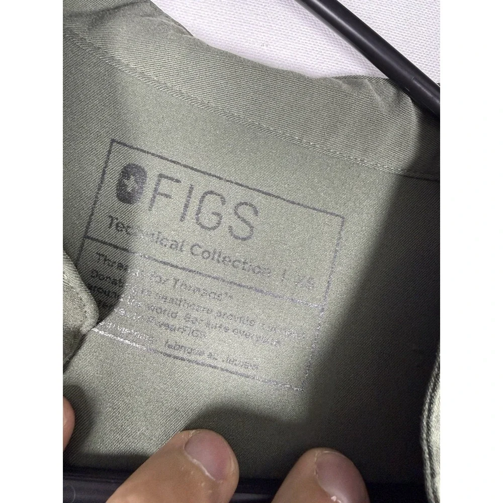 Figs Scrub Set Women Moss X/S (Small) Rafaela Oversized Top Kade Cargo Pants S/P